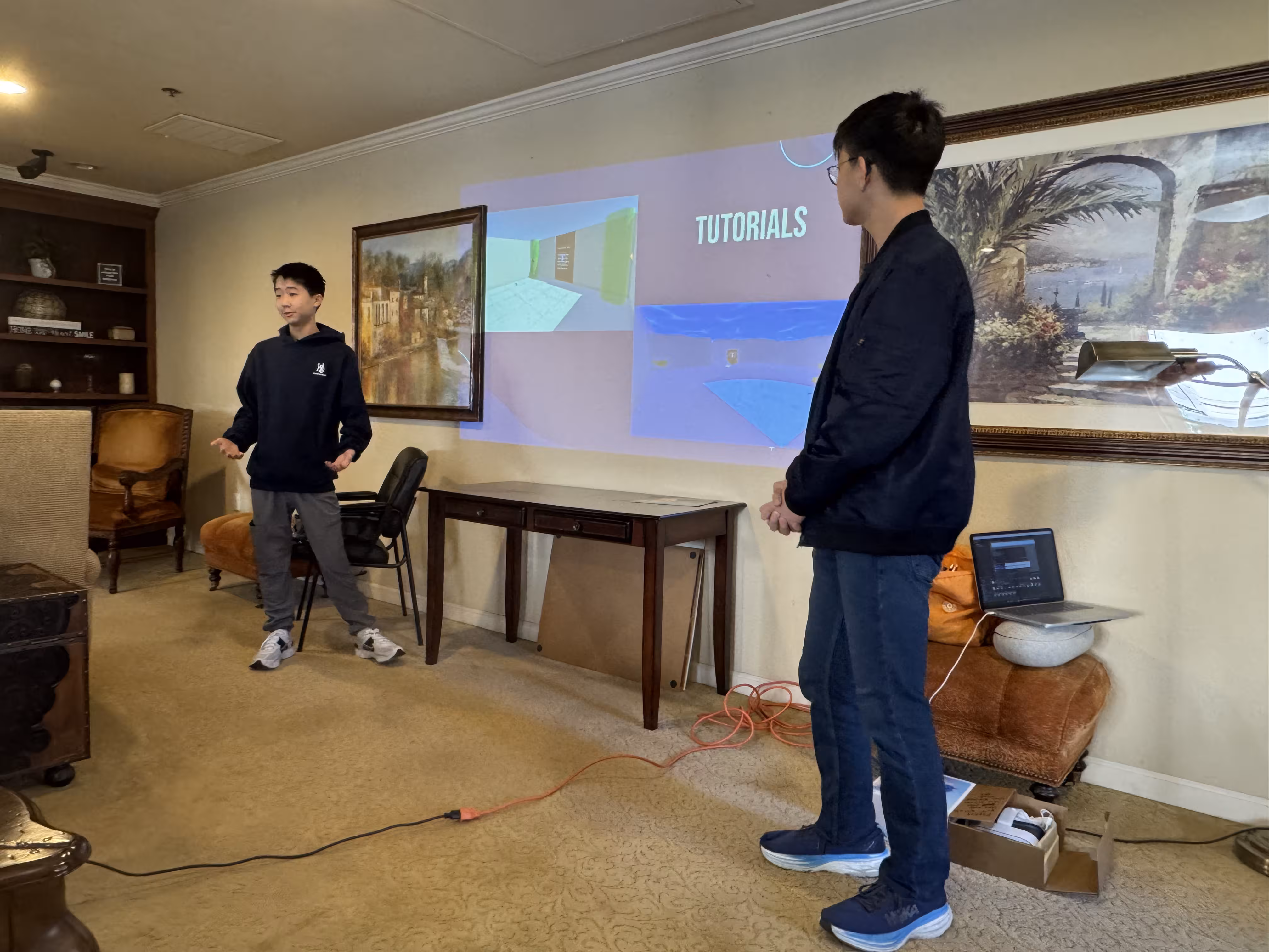 The ImmersifyVR team at Chateau Cupertino